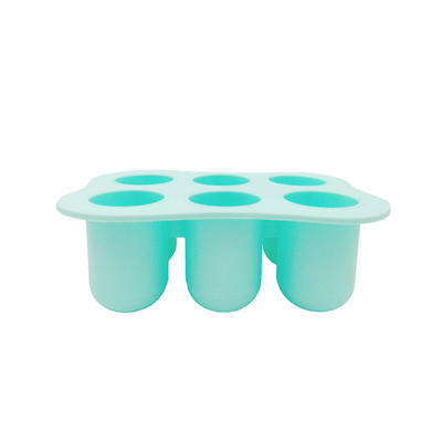 6 Cups Food Grade Silicone Baby Food Freezer Storage Tray