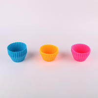 BSCI aduit factory made silicone  muffin mold for baking