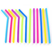BSCI Factory Eco Friendly BPA Free Kids Safely Silicone Collapsible Straw