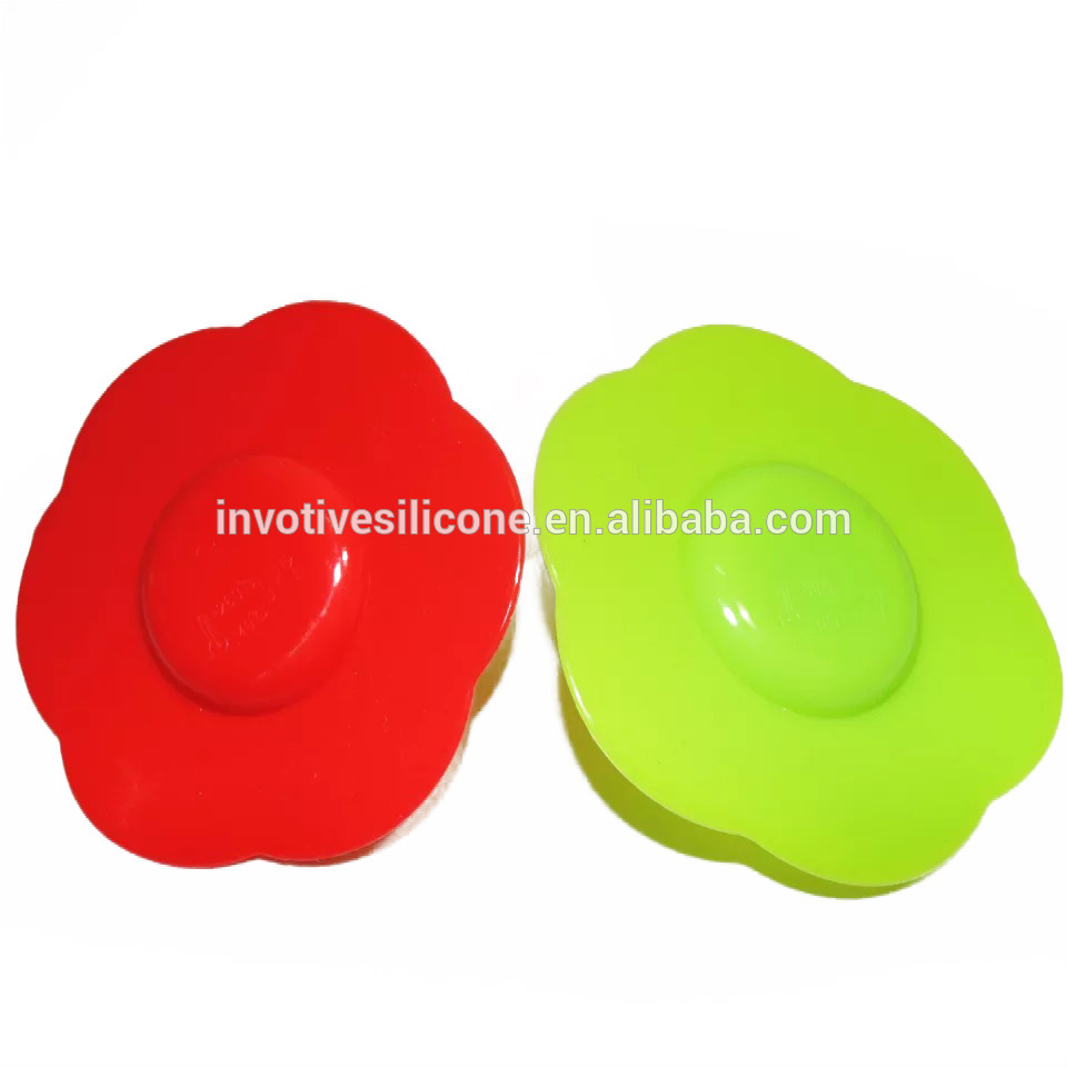BSCI Factory Food Grade Promotional Gift Silicone Coffee Cup Cover lid with Heart Spoon Holder