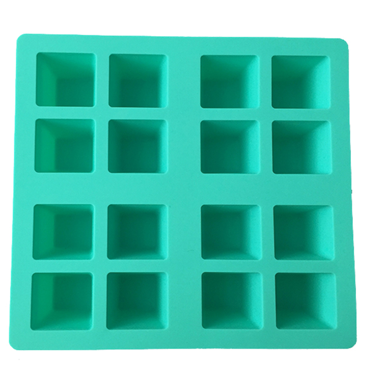 16 cavity square silicone ice cube tray ice form ice tray