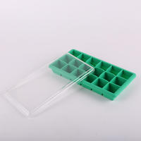 silicone products factory EU food grade 21 cavites square ice cube tray