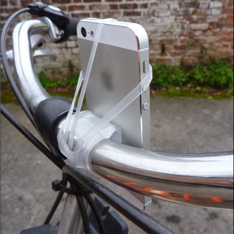 SEDEX Factory Promotional Custom Logo Silicone Adjustable Bike Handlebar Stroller Phone Holder